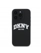 DKNY iPhone 16 Pro Case MagSafe Silicone Arch Logo Black