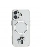 Karl Lagerfeld iPhone 16 Case Karl Choupette MagSafe Transparent