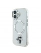 Karl Lagerfeld iPhone 16 Case Karl Choupette MagSafe Transparent