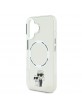 Karl Lagerfeld iPhone 16 Case Karl Choupette MagSafe Transparent