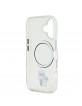 Karl Lagerfeld iPhone 16 Case Karl Choupette MagSafe Transparent