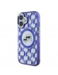 Karl Lagerfeld iPhone 16 Hülle Case K & CH Heads MagSafe Monogram Violett