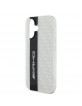 AMG Mercedes iPhone 16 Case Carbon Pattern White