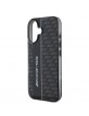 AMG Mercedes iPhone 16 Hülle Case Carbon Pattern Schwarz