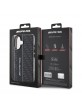 AMG Mercedes iPhone 16 Case Carbon Pattern Black