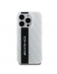 AMG Mercedes iPhone 16 Pro Max Case Carbon Pattern White