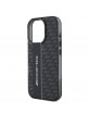 AMG Mercedes iPhone 16 Pro Case Carbon Pattern Black