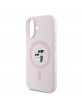 Karl Lagerfeld iPhone 16 Hülle Case MagSafe K & CH Rosa Pink