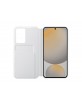 Original Samsung S24 FE Smart View Tasche Book Case Weiß EF-ZS721CWE