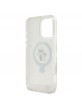 Karl Lagerfeld iPhone 16 Pro Max Case Magsafe Ring Stand White