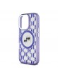 Karl Lagerfeld iPhone 16 Pro Case K & CH Heads MagSafe Monogram Purple