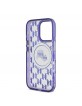 Karl Lagerfeld iPhone 16 Pro Hülle Case K & CH Heads MagSafe Monogram Violett