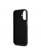 Karl Lagerfeld iPhone 16 Hülle Case Grained Hotel RSG Schwarz