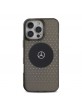 Mercedes iPhone 16 Pro Hülle Case Star Pattern MagSafe Schwarz