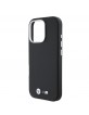 BMW iPhone 16 Pro Max Case M Kevlar Metal Logo Black