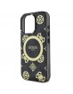 Guess iPhone 16 Pro Max Case IML 4G Peony MagSafe Black