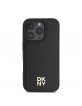 DKNY iPhone 16 Pro Max Case MagSafe Repeat Pattern Stack Logo Black