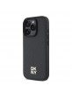 DKNY iPhone 16 Pro Max Case MagSafe Repeat Pattern Stack Logo Black