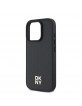 DKNY iPhone 16 Pro Max Case MagSafe Repeat Pattern Stack Logo Black