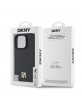 DKNY iPhone 16 Pro Max Case MagSafe Repeat Pattern Stack Logo Black