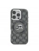 Karl Lagerfeld iPhone 16 Pro Case MagSafe K & CH Head Black