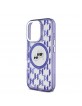 Karl Lagerfeld iPhone 16 Pro Max Hülle Case MagSafe K & CH Kopf Violett