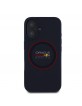 Red Bull iPhone 16 Case MagSafe Silicone Red Ring Navy