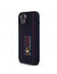 Red Bull iPhone 15 Case MagSafe Silicone Vertical Logo Navy