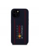 Red Bull iPhone 15 Case MagSafe Silicone Vertical Logo Navy