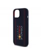 Red Bull iPhone 15 Case MagSafe Silicone Vertical Logo Navy