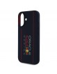 Red Bull iPhone 16 Case MagSafe Silicone Vertical Logo Navy