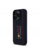 Red Bull iPhone 16 Pro Max Case MagSafe Silicone Vertical Logo Navy