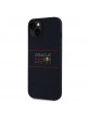 Red Bull iPhone 13 Case MagSafe Silicone Horizontal Logo Navy