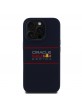 Red Bull iPhone 14 Pro Case MagSafe Silicone Horizontal Logo Navy