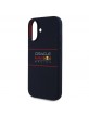 Red Bull iPhone 16 Case MagSafe Silicone Horizontal Logo Navy