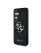 Guess Samsung S25+ Plus Hülle Case 4G Metal Logo PU Grau
