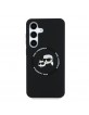 Karl Lagerfeld Samsung S25+ Plus Hülle Case MagSafe Karl Choupette Schwarz