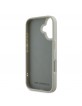 Karl Lagerfeld iPhone 16 Hülle Case 3D Rubber Double Heads Beige