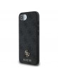 Guess iPhone 16e Case 4G Small Metal Logo MagSafe Grey