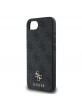 Guess iPhone 16e Case 4G Small Metal Logo MagSafe Grey