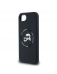 Karl Lagerfeld iPhone 16e Case MagSafe K & CH Heads Silicone Black