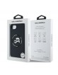 Karl Lagerfeld iPhone 16e Case MagSafe K & CH Heads Silicone Black