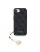 Guess iPhone 16e Case 4G Charm Tone-on-Tone Grey