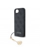 Guess iPhone 16e Case 4G Charm Tone-on-Tone Grey