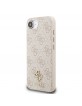 Guess iPhone 16e Hülle Case 4G Small Metal Logo MagSafe Rosa