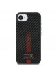 Red Bull iPhone 16e Case Carbon Powerbar MagSafe Black