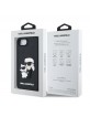 Karl Lagerfeld iPhone 16e Case 3D Rubber Karl Choupette Black