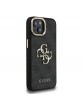 Guess iPhone 13 Hülle Case Metal Stand Camera Frame 4G Schwarz