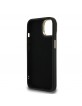 Guess iPhone 13 Hülle Case Metal Stand Camera Frame 4G Schwarz