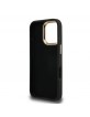 Guess iPhone 16 Pro Case Metal Stand Camera Frame 4G Black